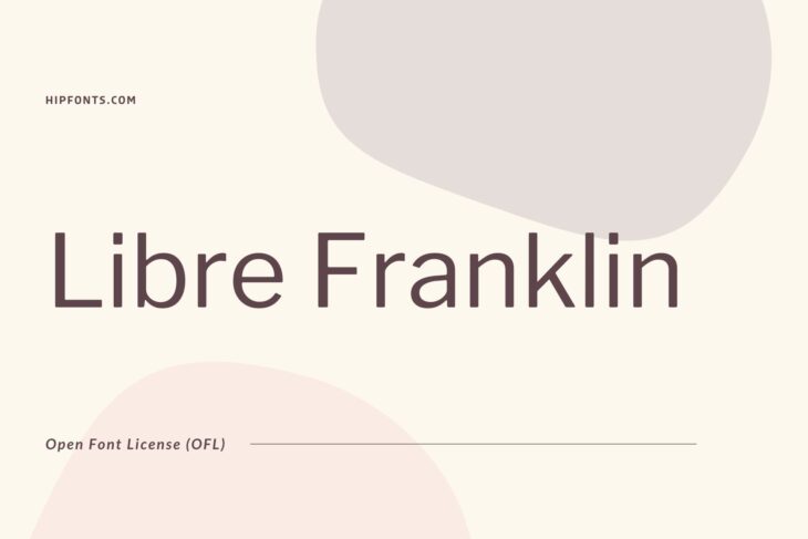 Libre Franklin free font