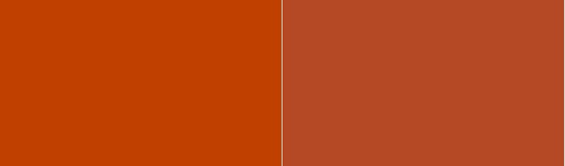 Mahogany vs Cattail Color