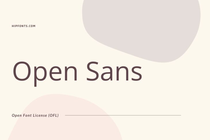 Open Sans free font