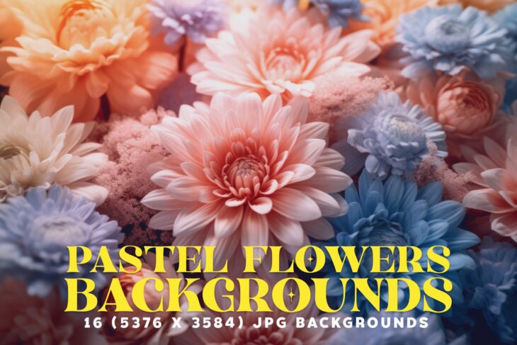Pastel Flowers Cover