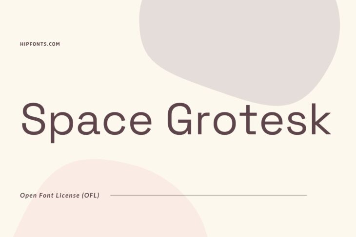 Space Grotesk free font