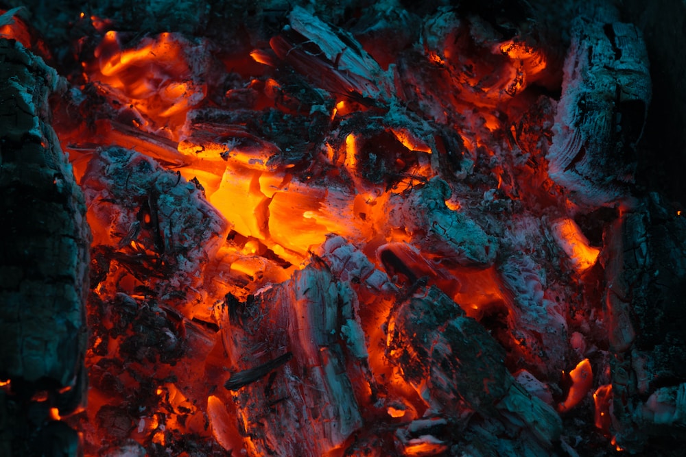 burned firewood