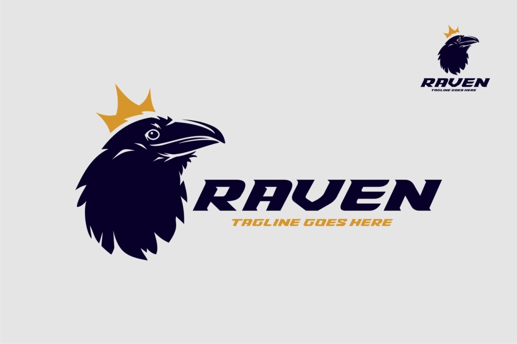 20 Modern Raven Logos To Give Your Brand A Modern Edge | HipFonts