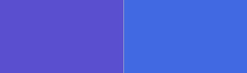 Blue Iris vs Royal Blue