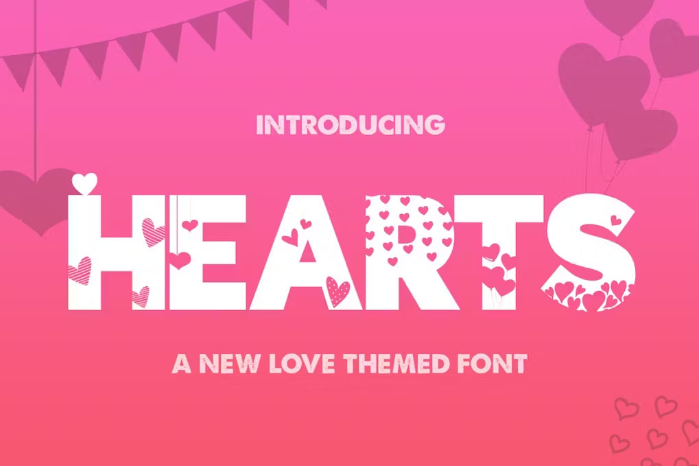 20 Charming Heart Fonts That Express Love in Letters | HipFonts