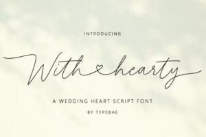 20 Charming Heart Fonts That Express Love in Letters | HipFonts