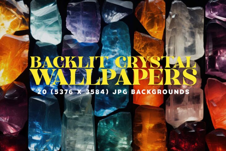 Backlit Crystals Cover