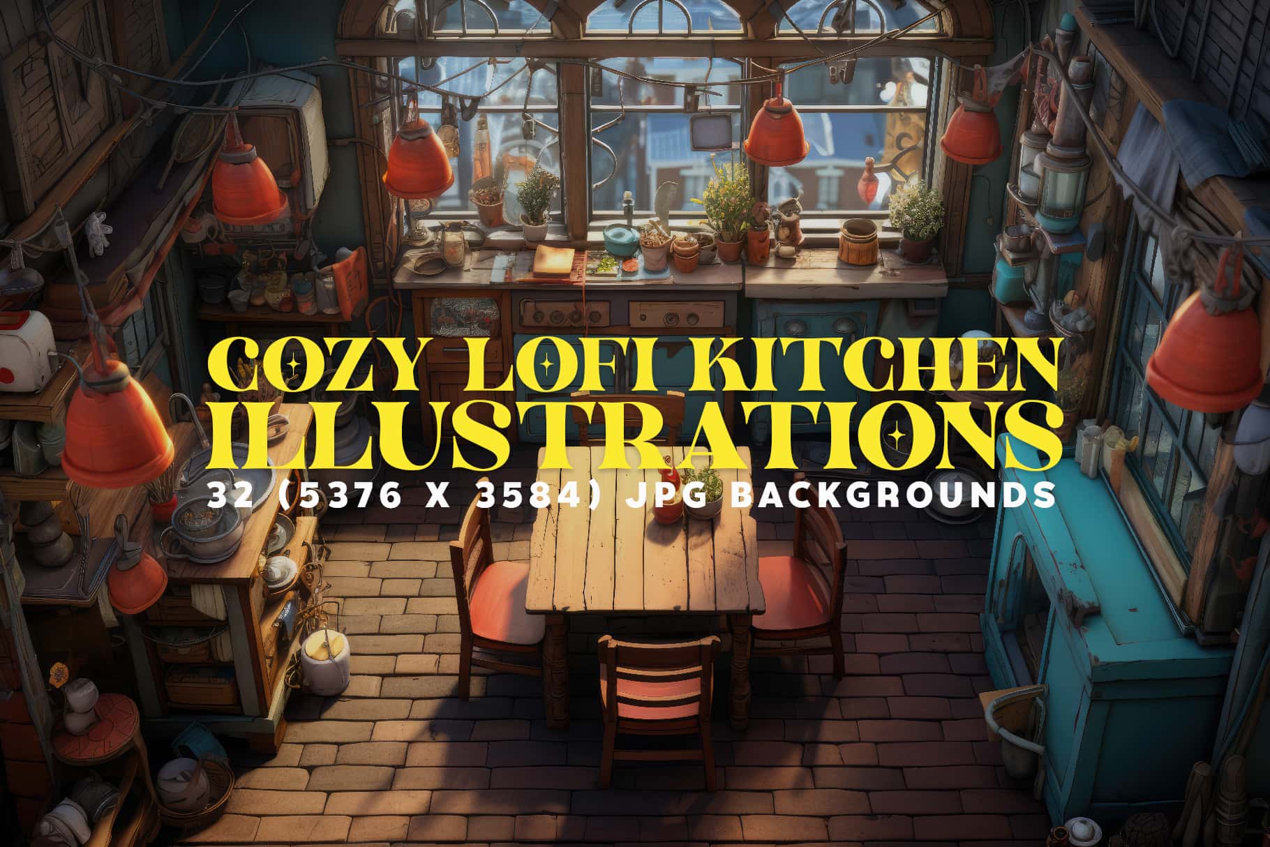 Cozy Lofi Kitchen Cover
