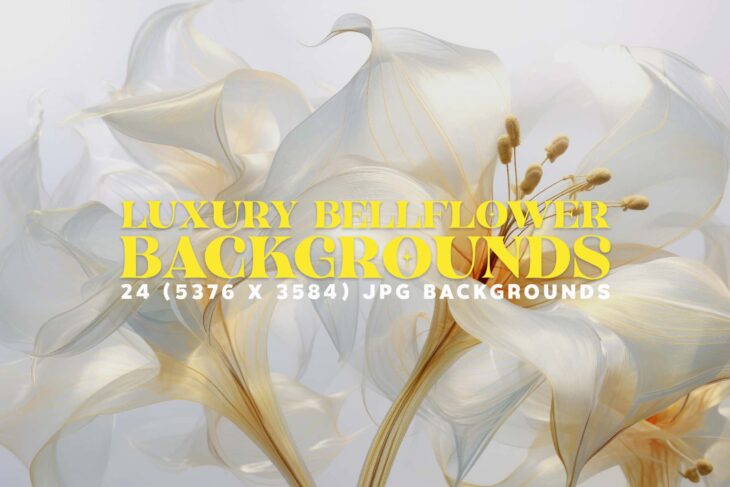 Luxury Bellflower Backgrounds Cover