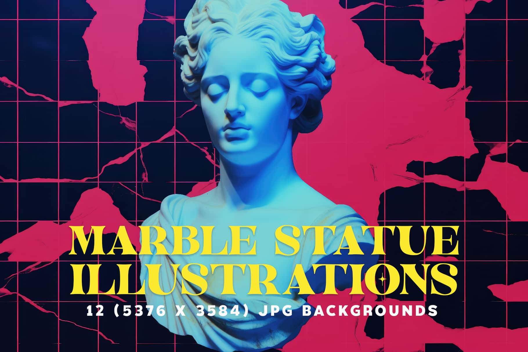 Marble Statue Illustrations Cover