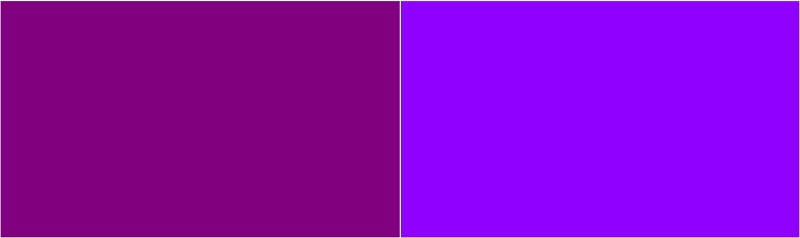 Purple vs Violet