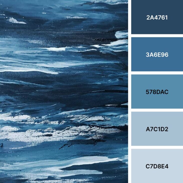 Blueprints of Cool: 30 Blue Color Palettes for Slick Creations | HipFonts