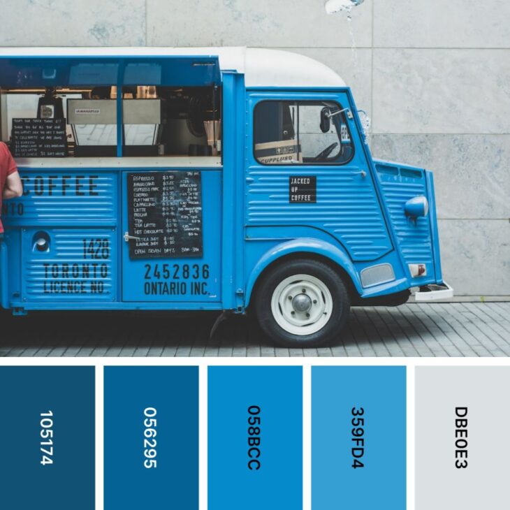 Blueprints of Cool: 30 Blue Color Palettes for Slick Creations | HipFonts