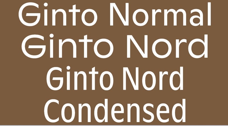ginto-font