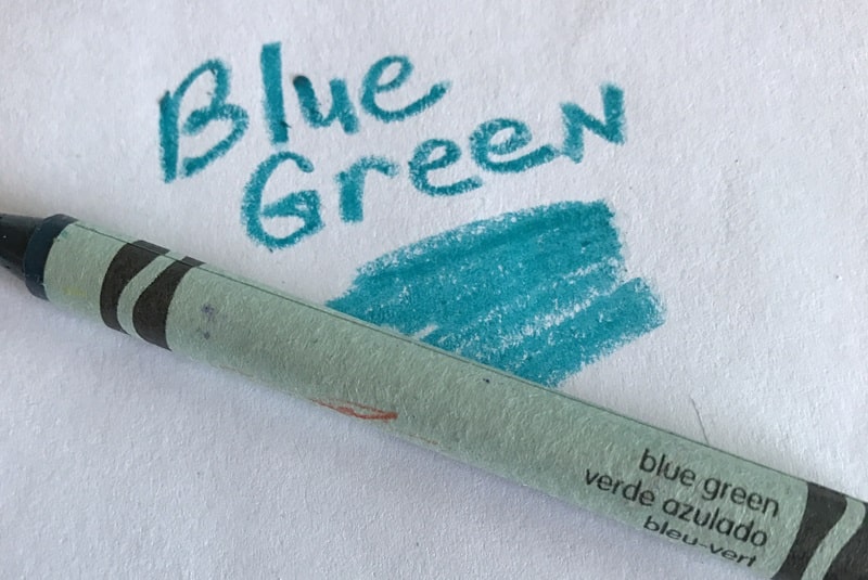 Crayola Blue Green