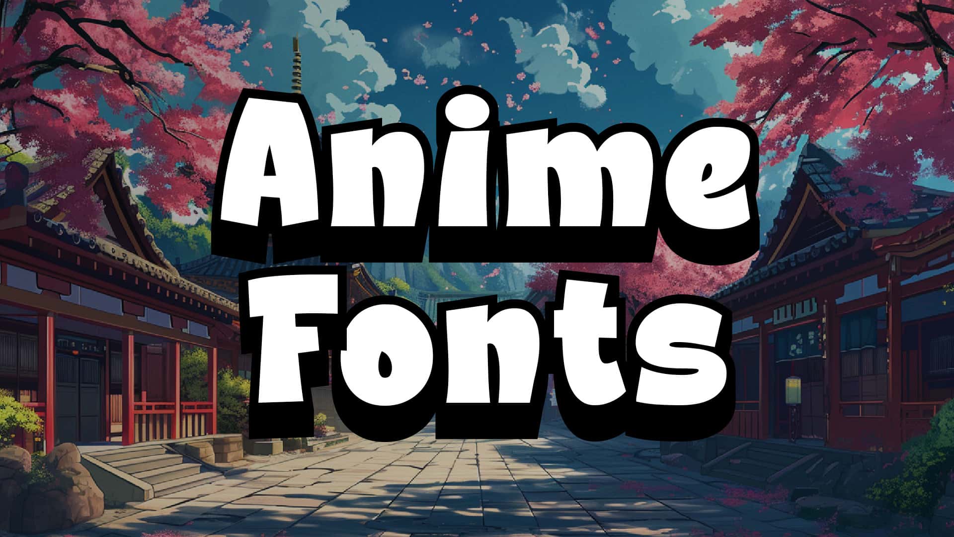 Anime Fonts
